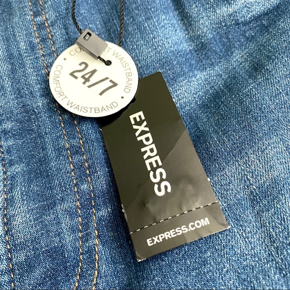 NWT Black Stripe High Waist Ankle Legging Jeans - Picture 10 of 11